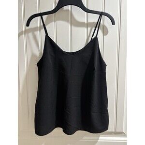 A New Day Black Sleeveless Blouse Sz Small